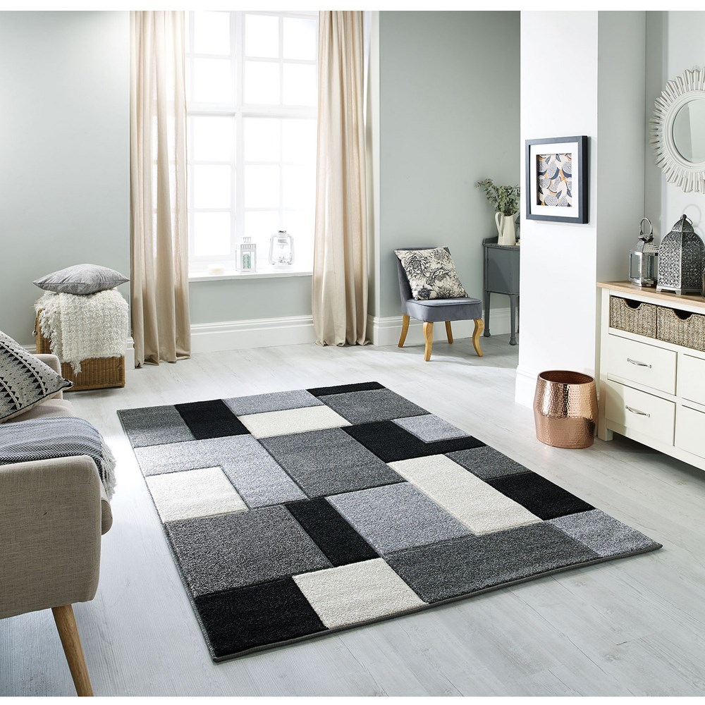 Portland Rugs 8425 B in Grey